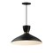 Maxim Lighting Carillon 16'' Pendant, Black/Satin Brass 11304BKSBR - alternate 1